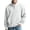 A-White, variant on KKBOTIVE Men's Quarter Zip Sweatshirt Casual Winter Warm Pullover Stand Collar Loose Fit Hoodies, Dark Green Size: M