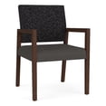 thumbnail image 1 of Pemberly Row Waiting Reception Guest Chair Wood Frame in Gray, 1 of 5