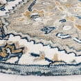 thumbnail image 3 of SAFAVIEH Aspen Zahara Geometric Area Rug, Grey/Ivory, 5' x 5' Round, 3 of 8