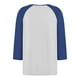 thumbnail image 4 of Fiudx Tops para Mujer Blusas Estampadas con Bloques de Color Informales para Mujer, Top con Cuello En V y Botones, Manga 3/4, Hombro a Manga, 4 of 5