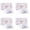 white 4PCS, variant on Cotton Pads, Facial Lip & Eye Makeup Remover Pads,Pure Cotton Effective Cosmetic Cotton Squares,, Lint-Free 1000PCS One Size