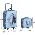 thumbnail image 2 of Frozen Elsa & Anna Kids' 4-Piece Travel Set With Suitcase, Duffle Bag, Toiletries Case, and Luggage Tag, 2 of 7