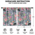 thumbnail image 2 of Blackout Kids Curtains,Schnauzer and Flower Childrens Insulated Curtains Set Of 2,Bedroom Essentials,Toddler Room Decor 42x54in(106x137cm), 2 of 4