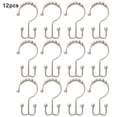 thumbnail image 1 of Inteprter Ganchos para cortina de acero inoxidable Accesorios de baño No.03 Inteprter HA001426-03, 1 of 1