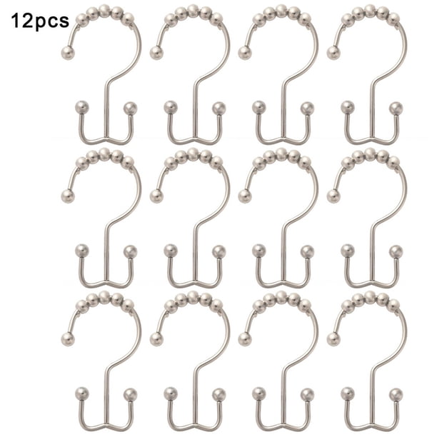 Inteprter Ganchos para cortina de acero inoxidable Accesorios de baño No.03 Inteprter HA001426-03