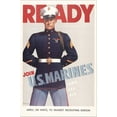 thumbnail image 2 of Art.com Ready, Marine Corps Recruiting Poster Stretched Canvas Print Wall Art, 16" x 24", 2 of 4