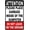 Warning Sign 3, variant on New Road Sign Aluminum Attention Please Place Garbage Inside Dumpster (Trash Disposal Rules) - 8"x12" Warning Decor (adjusted from 12x16) Outdoor