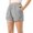 Gray, variant on Uaswgudfs Women's Summer Short - Comfortable Cotton Blend, for Gym, Dance, Elastic Waistband, Soft Fabri With pocket 2025