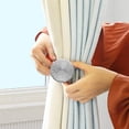 thumbnail image 3 of 2 clips para cortina sin agujeros, color gris. Xemadio 2034768-1, 3 of 9