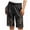 Black, variant on YUGYXL Lace Satin Bermuda Shorts for Women High Waist Breathable Mesh Silk Cute Basketball Shorts Y2k Streetwear Dark Blue S