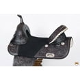thumbnail image 4 of HILASON Western Treeless Trail Barrel Racing American Leather Saddle | Horse for Horses, 4 of 7