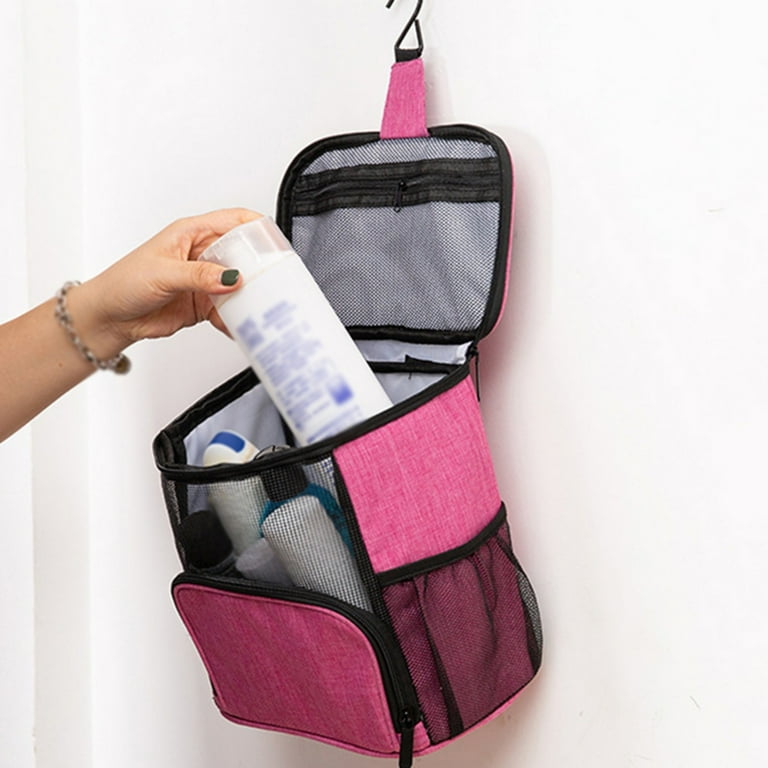 Gym Shower Bag Portable Mesh Shower Caddy Bag with Phone Pocket for Dorm Hanging Travel Shower Bag