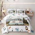 thumbnail image 2 of Erosebridal Rustic Camping Quilt Full,Outdoor Adventure Theme Full Bedspread Sets For Boys Kids,3-Piece, 2 of 7