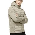 thumbnail image 4 of Men's Lightweight Puffer Jackets, Water-Resistant Casual Winter Hooded Coat, Travel, 4 of 6