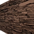 thumbnail image 6 of NewStone Canyon Ridge Faux Stone Panel, 45 3/4"W x 24 1/2"H x 1 1/4"D, Weathered Brown Color, 6 of 8