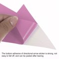 thumbnail image 4 of Uxcell Directional Arrow Sticker, 12" Arrow Removable Adhesive Decals for Wall Floor Marking, Pink, 24Pack, 4 of 6