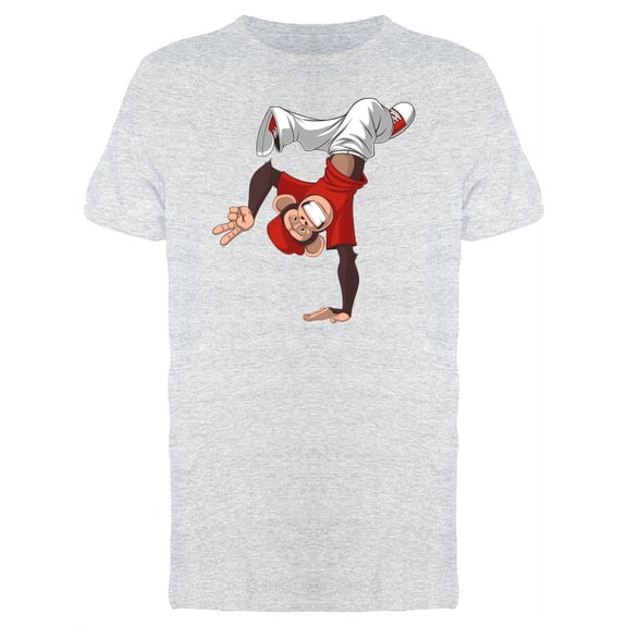 Funny Monkey Dancing Hip Hop T-Shirt Men -Image by Shutterstock, Male Small