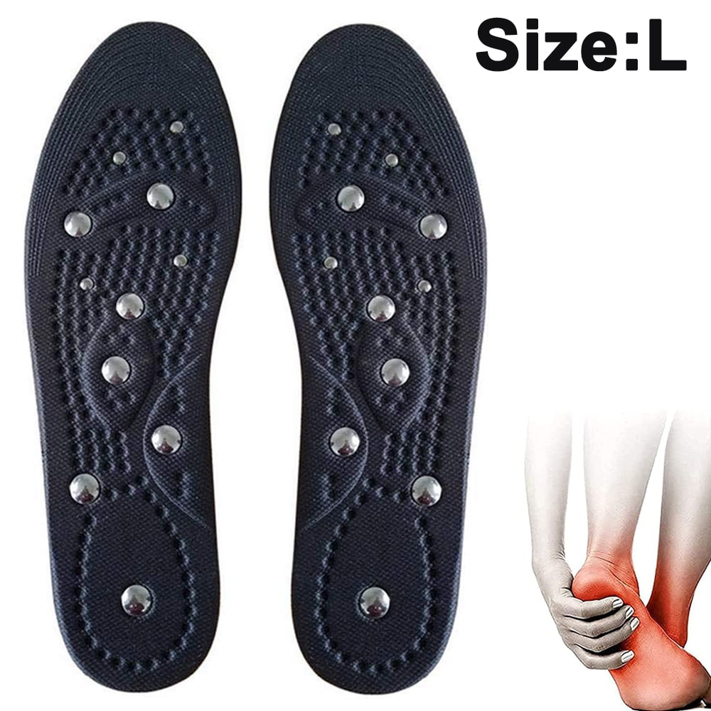 Suitable for Everyday use Acupressure Shoe Inserts Magnetic Massage Insoles Relieve Fatigue Promote Blood Circulation Healthy and Breathable Foot Acupoint Massage Inserts Magnetic 