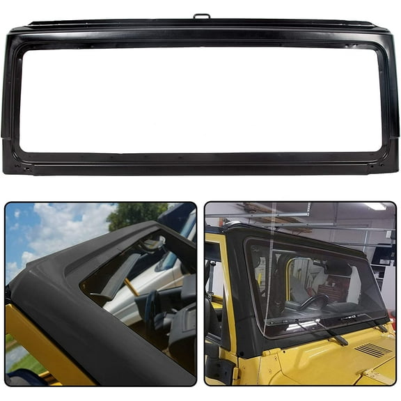 Kojem Full Windshield Frame Replacement for 2003 2004 2005 2006 Jeep Wrangler TJ CH1280107 55395014AB
