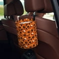 thumbnail image 5 of Wukai Retro Halloween Print Car Trash Can - Easy to Clean Hanging Garbage Bin - Removable Liner - Leak-Car Garbage Can - Waterproof Trash Can for Car and SUV, 5 of 7