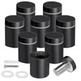 thumbnail image 1 of 8 Pack Standoff Screws 3/4 X 1 Inch Black Sign Standoffs Hanging Acrylic Picture Frame Advertising, 1 of 5