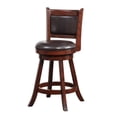 thumbnail image 1 of Boraam Rhea Tabouret Rond Pivotant de 24 Po en Hauteur en Noisette, 1 of 4