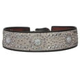 thumbnail image 2 of Women's Wide Contour High Waist Faux Ostrich Print Western Rhinestone Belt, 2 of 3