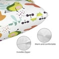 thumbnail image 5 of Vsdgher Orange Green Avocado Print Pillow Cases -Iconic Collection Pillowcases -Extra Soft, Not easy to deform,not pilling Export quality, 5 of 8