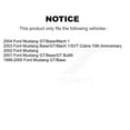 thumbnail image 2 of Positive Plus Front Semi-Metallic Disc Brake Pads PPF-D804 for Car Ford Mustang, 2 of 8