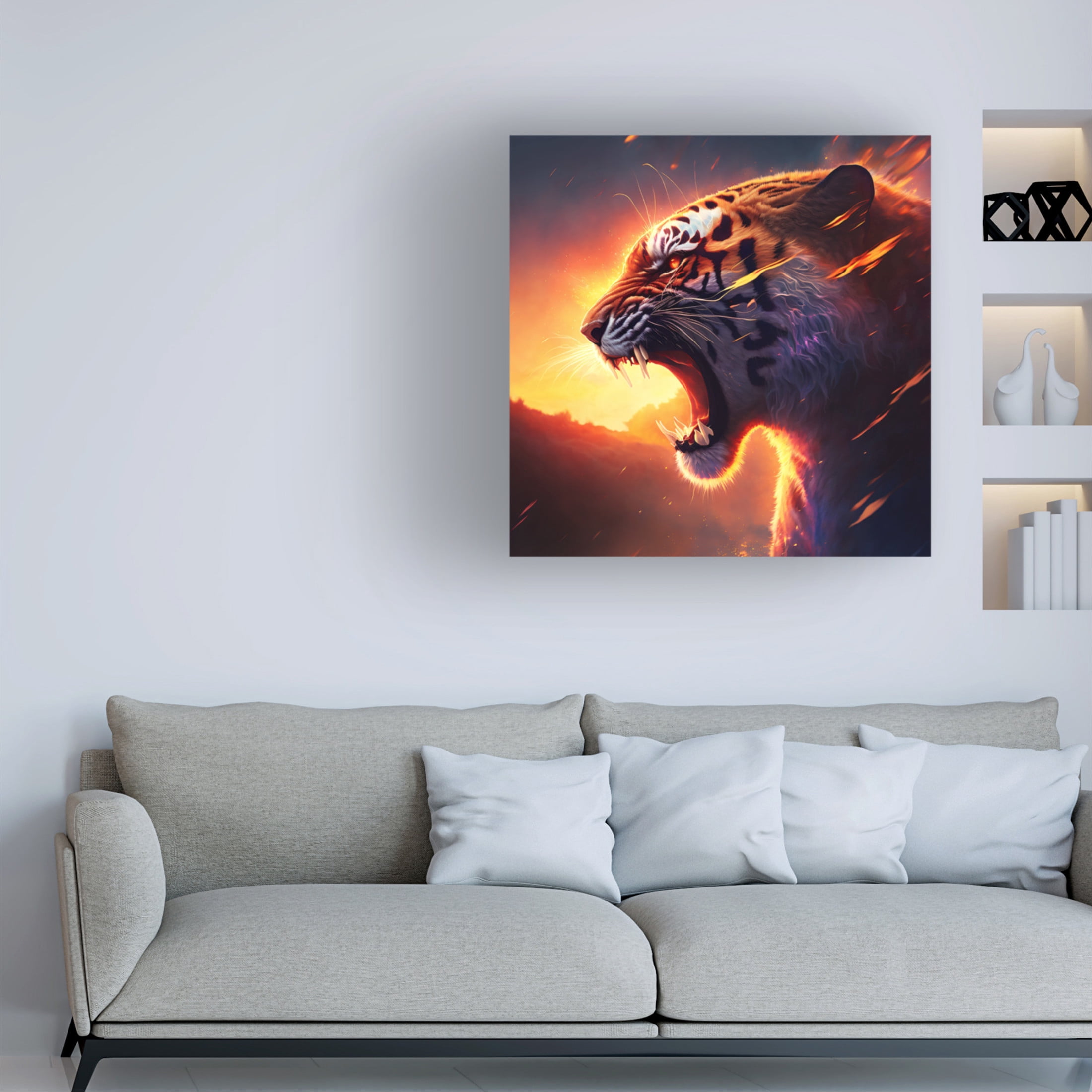 Canvas Wall Art - Ray Heere 'Desert Of Dreams 14' Wall Art for Living Room, Bedroom, or Office Décor by Trademark Fine Art - 18 x 18 Inches