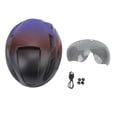 thumbnail image 2 of Bike Helmet with Technology Cycling Helmet with LED Light Adjustable Head Circumference Up to 65cm Built in Goggles for Mountain Road Bike, 2 of 7