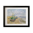 thumbnail image 3 of Boats at Saintes Maire by Vincent VAn Gogh beach Boats Ships, 3 of 6