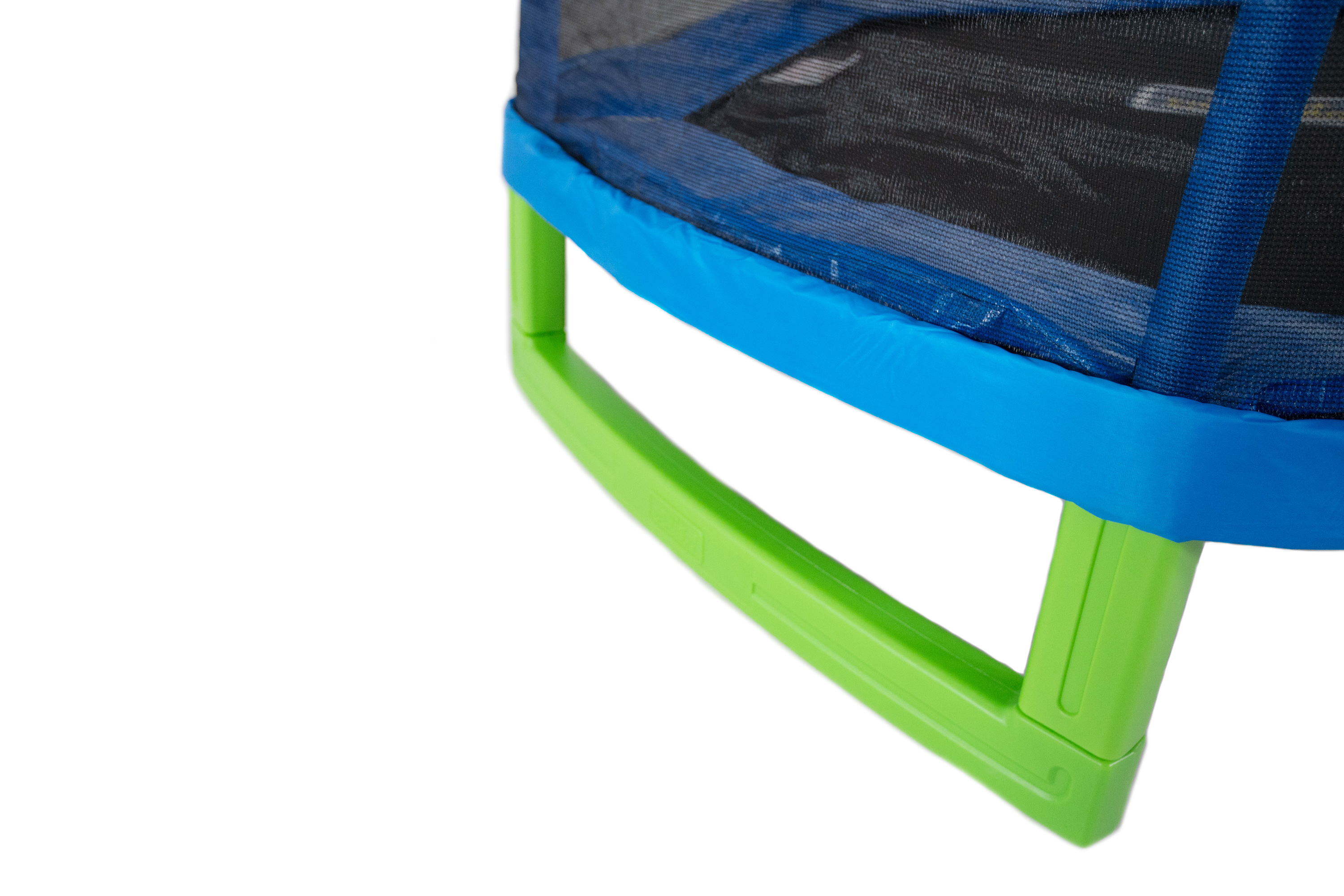 Bounce Pro 7-Foot My First Trampoline Hexagon (Ages 3-10) for Kids, Blue/Green - image 6 of 9