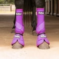 thumbnail image 3 of Jeffers Expression Neon Horse Boots 1 Pair - Purple & Pink, Breathable Neoprene, Secure Strap Closures, Durable Premium Protection for Jump Training & Trail Riding - Front & Hind, Large Size, 3 of 5