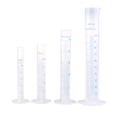 thumbnail image 1 of 4pcs Transparent Measuring Plastic Graduated Cylinder 10ml / 25ml / 50ml / 100ml, 1 of 6