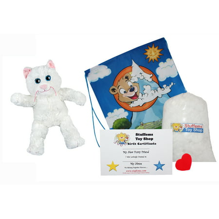 Make Your Own Stuffed Animal Marshmallow the Kitty 16