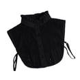 thumbnail image 4 of Cuello falso para damas, elegante cuello falso para uso diario, camisetas, vestidos y ropa. Negro, 4 of 9