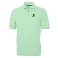 thumbnail image 2 of Men's Cutter & Buck Kelly Green Dayton Dragons DryTec Virtue Eco Pique Stripe Recycled Polo, 2 of 3