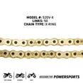thumbnail image 3 of Niche Gold 520 X-Ring Chain 50 Links With Master Link Motorcycle 519-CDC2624H, 3 of 6
