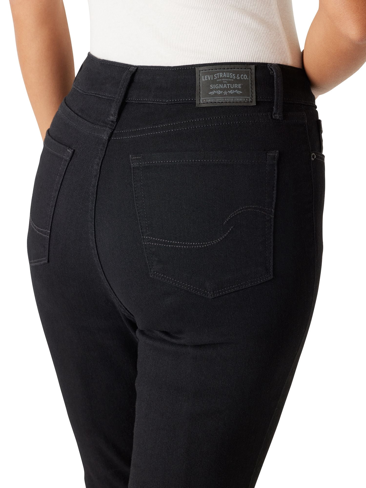 Levi Strauss Signature Women's and Women's Plus High Rise Skinny Jeans, Sizes 2-26