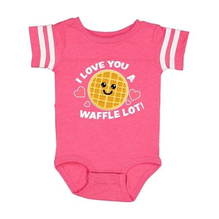 

Inktastic I Love you a Waffle Lot with Cute Happy Waffle Gift Baby Boy or Baby Girl Bodysuit