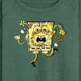 thumbnail image 3 of SpongeBob SquarePants - Tie Dye Spongebob - Women's Lightweight French Terry Long Sleeve Shirt, 3 of 6