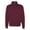 Maroon, variant on Adult NuBlend® Quarter-Zip Cadet Collar Sweatshirt - MAROON - 2XL