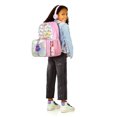 thumbnail image 4 of Schoolyard Vibes Daisy Rainbow Girls 16" 3 Piece Headphone with Lunch Kids Backpack Set, Pink, 4 of 9