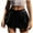 Black, variant on jovati Womens Sexy Cute Pattern Skirt Thin Sexy Short Side Zipper Pleated Skirt