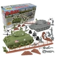 thumbnail image 1 of Set de juego Army Men BMC WW2 D-Day Tank Battle con 36 piezas, 1 of 9