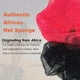 thumbnail image 2 of Esponja de red africana, auténtica esponja exfoliante africana con nudos, exfoliante corporal afro, estropajo africano, tela de red, esponja de baño real sapo para ducha (rosa y negra), 2 of 7