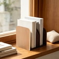 thumbnail image 6 of cpengpj Book Stands 1-Piece, Solid Wood L-Shaped Sturdy Metal Base Non-Slip, for Office Desks and Home Shelves Organization, 6 of 7