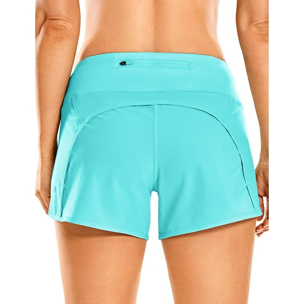  CRZ YOGA Womens Quick Dry Workout Running Shorts Mesh Liner