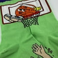 thumbnail image 3 of Lazy Basketball Socks from the Sock Panda (Adult Small), 3 of 6